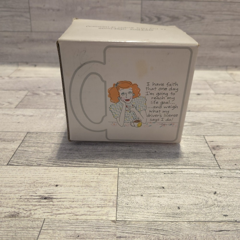 Shoebox Greetings Mug‎ by Denae Funny Quote w/ Box – Hallmark Coffee Cup